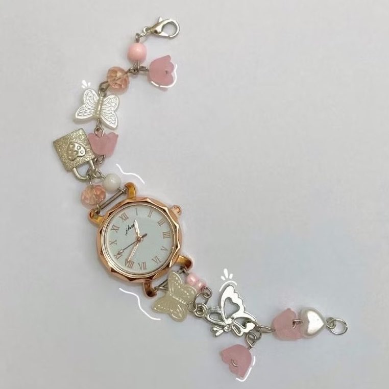 dairenva's tweet photo. gaaiss lihat!! aku nemu jam tangan CANTIKK bangeett 😭⌚✨

detail strap kupu-kupu sama bunganya lucu bangettt 🦋🌸

harganya juga ga nyampe 50k lagi 🥹💸
worth it banget sih buat yang bosen sama model jam yang itu-itu ajaa https://t.co/gyRB7cLklX