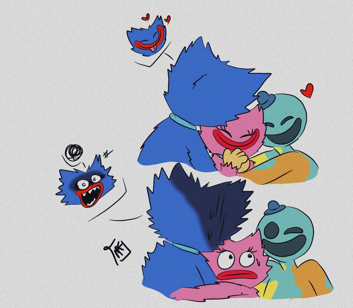 NekitoKokoro's tweet photo. Some doodles lol

#poppyplaytime #fanart https://t.co/BCYctlZj28