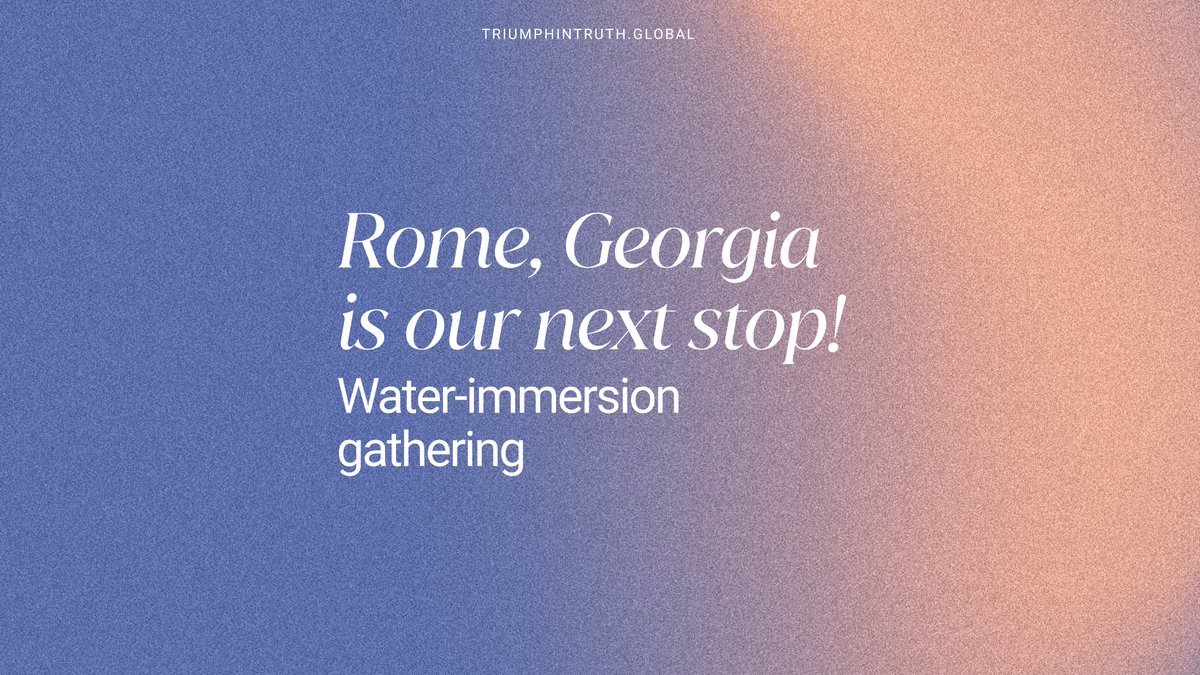 GStevenSimons's tweet photo. Our next stop on our Returning to the Ancient Paths Outreach Tour is in Rome, Georgia! If you are in the Georgia or Tennessee area and would like to join, RSVP here- https://t.co/hzNzxEKA2y https://t.co/o5pOKJLrv1