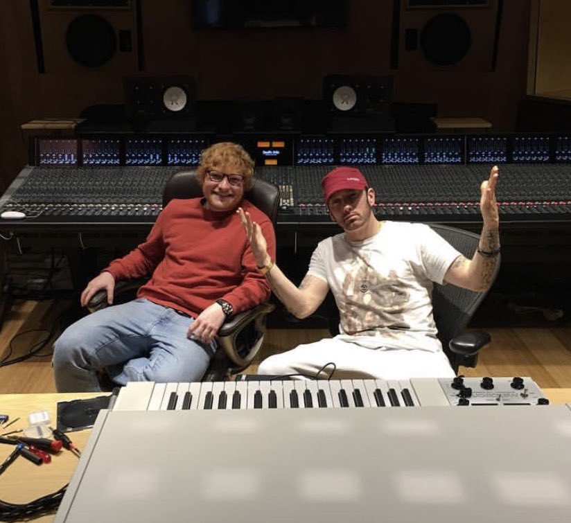 Em_stan4's tweet photo. Eminem officially moved up to #9 on Spotify’s all-time most streamed artists list, surpassing Ed Sheeran 🐐🔥 https://t.co/UP4xKdnOuj