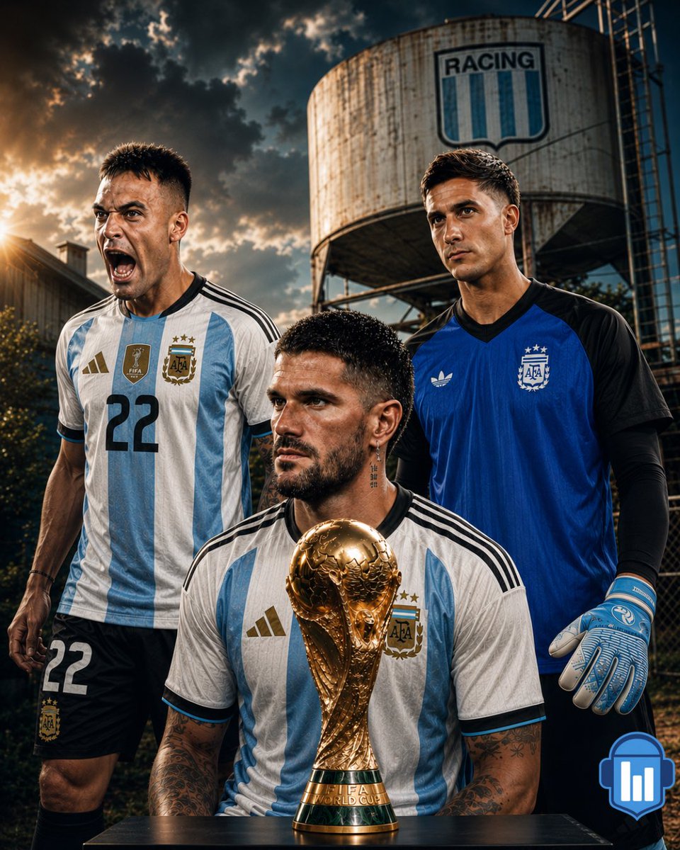 EstoesRacingOk's tweet photo. ¡DEL TITA AL MUNDIAL!🇦🇷

Juan Musso, Rodrigo De Paul y Lautaro Martínez fueron convocados para disputar la Copa del Mundo. 🏆 https://t.co/wDlAzopqnJ