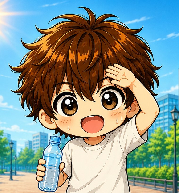 KanChan_KCC's tweet photo. 今日は東京31℃！？
とけちゃいそうだよね💦

でも、お天気いいと
お出かけしたくなるよね🌈✨

みんな熱中症には気をつけて、
水分補給しっかりして、
無理せず過ごしてね✨ https://t.co/kj8cvfXTOK