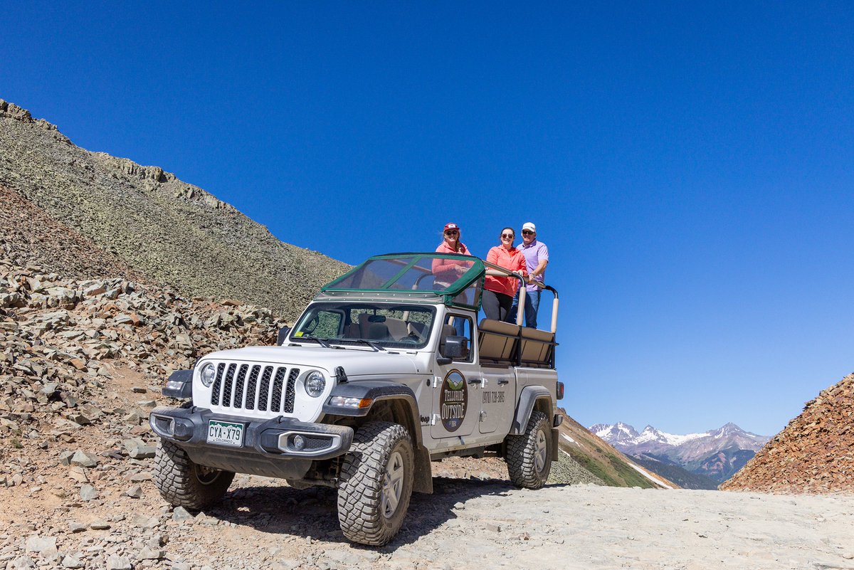 VisitTelluride's tweet photo. Ophir Pass is officially OPEN for the season! 🚗

📸: Sava Studios https://t.co/Op2elhMJiU