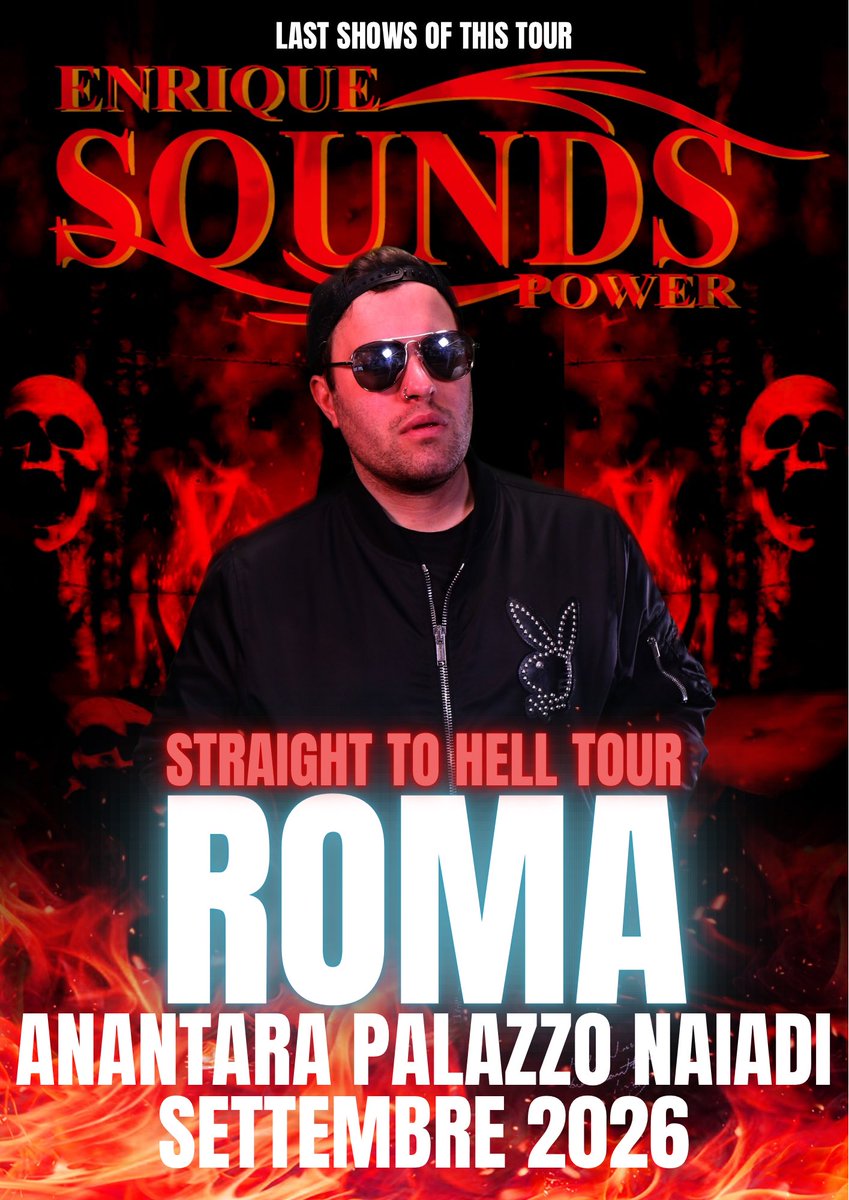 SoundsPower's tweet photo. ROMA!!! 🇮🇹⚡️🤘🏼 https://t.co/45msVf5g0F