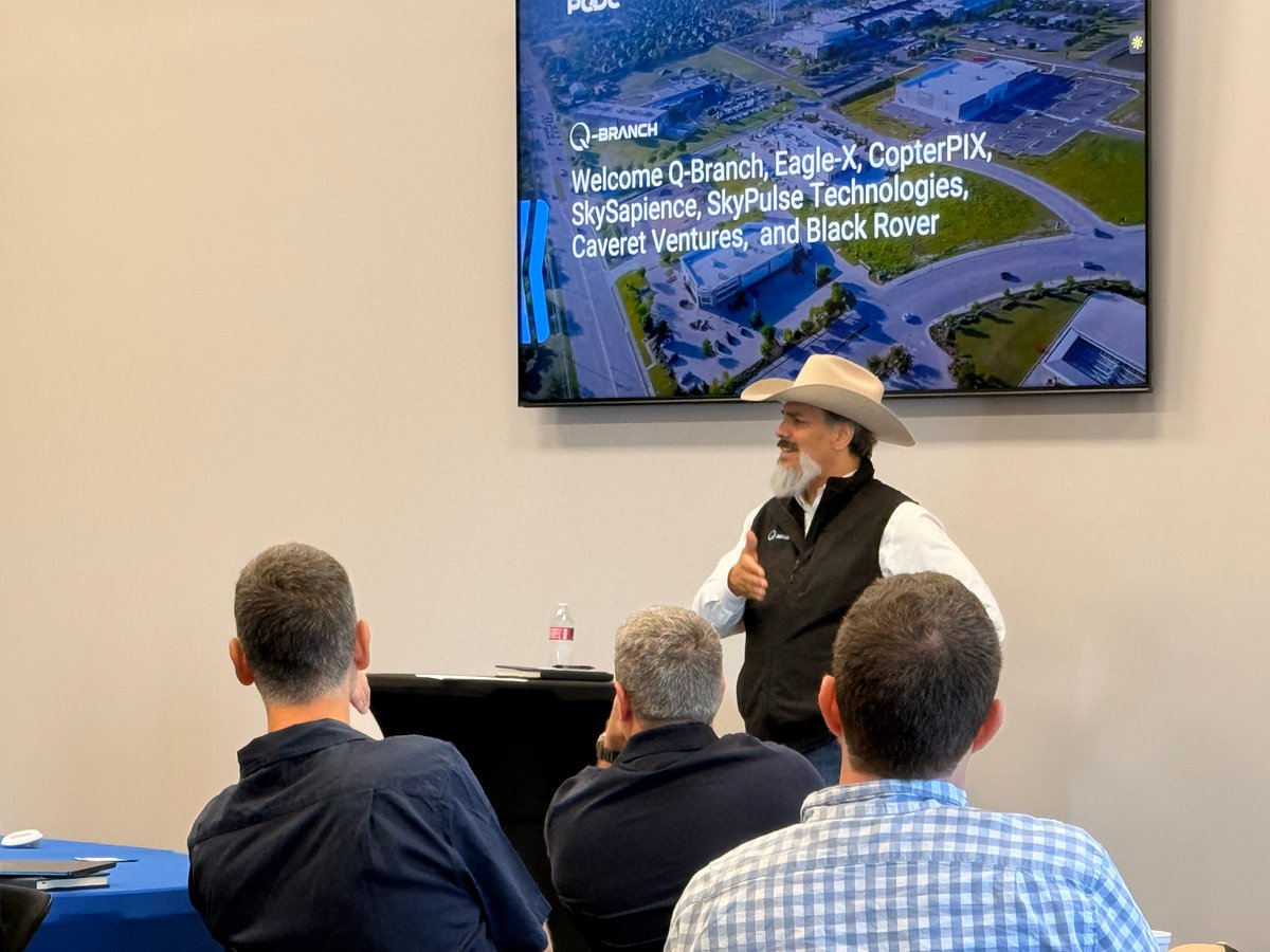 PCDC_TX's tweet photo. At today’s PCDC event with Q-Branch, we connected with multiple inspiring ventures and explored how their growth could find a home in Pflugerville. The future of economic development is bright! https://t.co/SAlSsNg5br