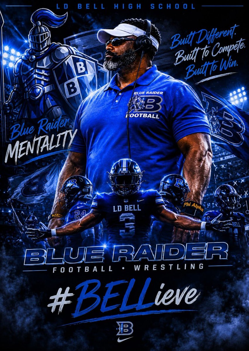TxAlpha06's tweet photo. It’s that time of year when change occurs….

#BeGreat
#BELLieve
@LDBellFootball https://t.co/riveyqesem