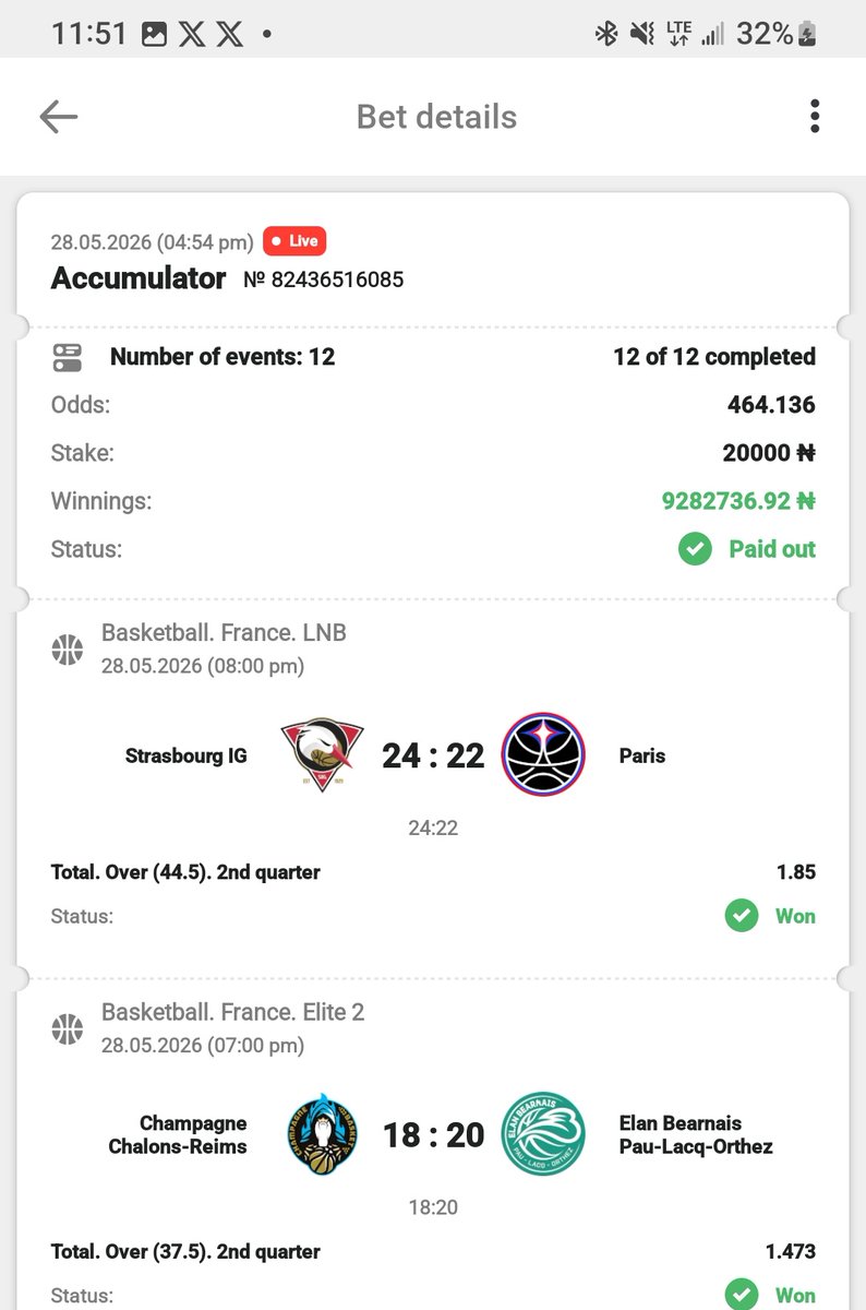 faithdeyforyou's tweet photo. Congratulations everyone 😭❤️🔥🙏4 TICKETS HOME, 830 ODDS BOOM JOORRR🔥🔥🔥
3RD COMMUNITY WIN IN A JUST 5 DAYS😂🔥🔥

83O ODDS✅️ 464 ODDS ✅️ 259 ODDS ✅️ 157 ODDS ✅️ 52 ODDS ✅️

DROP THAT FUCKING WINNING TICKET😭😭😭
🔥
‼️Join Telegram Asap👉 https://t.co/qM0jIZlPJD https://t.co/Couob0nl16