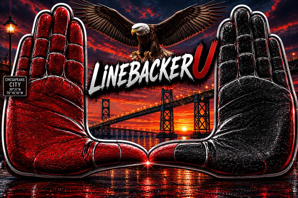 Coach_RockLeach's tweet photo. #linebackeru is coming to the  Upper Chesapeake https://t.co/gLsVlukvSB