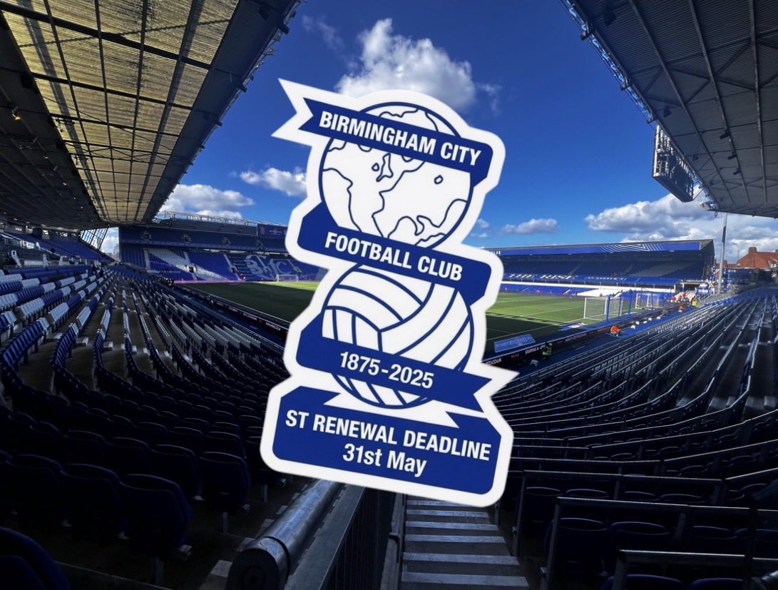 JustMHx's tweet photo. ST Information ℹ️ 

Sunday 31 May, 23:59pm, renewal window & Season Ticket waiting list closes

Monday 8 June, 10am – Relocation window opens

Friday 12 June, 5pm – Relocation window closes

Once the Season Ticket renewal deadline passes on Sunday 31 May, a limited number of supporters registered for the waitlist will be offered the opportunity to purchase their season ticket

All info from @BCFC Website 

@BCFCTickets #BCFC