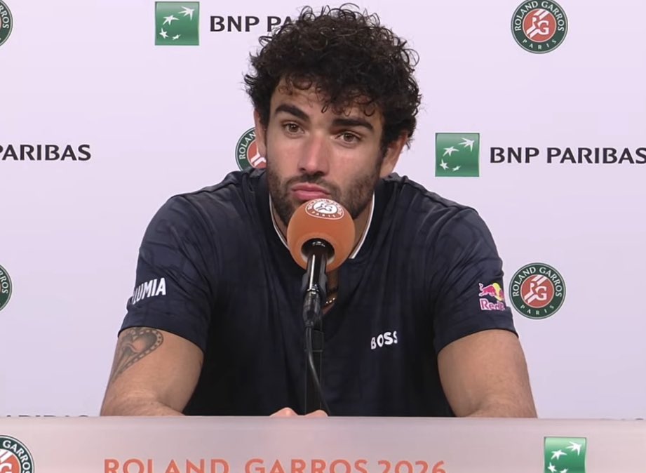 TheTennisLetter's tweet photo. Matteo Berrettini had supportive words for Jannik Sinner following Jannik’s loss at Roland Garros, ‘What happened to him is not that rare. It happened to a lot of players. What he’s done in the last weeks never happened. That is unbelievable’

“Of course I’ve seen what happened to Jannik, which is really unfortunate. I’ve seen him before he was leaving and I told him to get back as soon as possible. He told me good luck. I also saw in his press conference he was as always really focused and sure about what he was saying, what happened. It’s part of the sport that we do. What happened to him is not that rare. It happened to a lot of players. What he’s done in the last weeks never happened. That is unbelievable. Today happening… I’m sure he’s gonna be back on track and he’s gonna show again the great champion. One more thing, he handled the situation in a really nice way. I think he didn’t even say anything, you know, he was just trying. I think that’s also what makes him a great champion.” 🥹

(via Roland Garros Press)