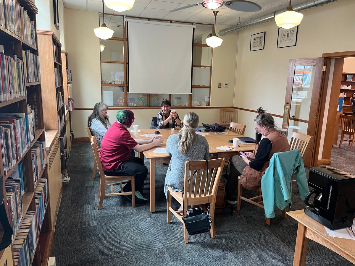 KitsapHealth's tweet photo. On May 15, Health Officer Dr. Herbie Duber joined Kitsap Regional Library's "Coffee and Conversation" event. The group talked about a wide range of topics like raising kids, favorite hobbies, hometowns, and (of course) healthcare. Thank you to all who stopped by! https://t.co/3TyG36gRcU