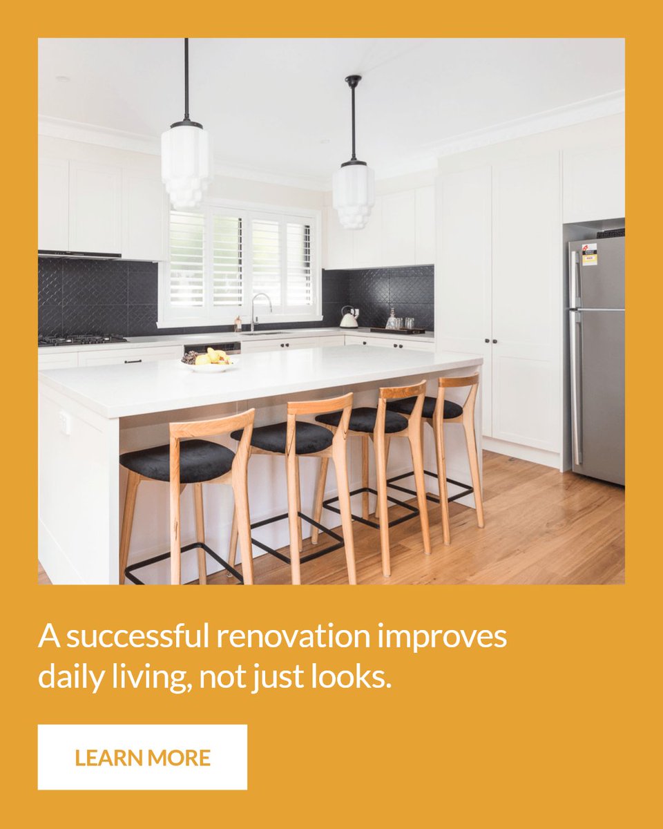CameronConstruc's tweet photo. A good renovation should make daily life easier, not just look better. #HomeExtensions #BuildMelbourne https://t.co/cK94fVS44Z