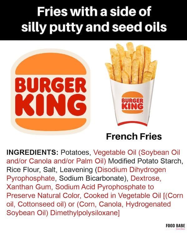 kipkitchen's tweet photo. "Burger King recently published their ingredients on their website with zero announcement. And now we know why they have been keeping them under wraps.

Beware of these ingredients at BK."--Food Babe

#food #health https://t.co/5vZsJJ2bOe