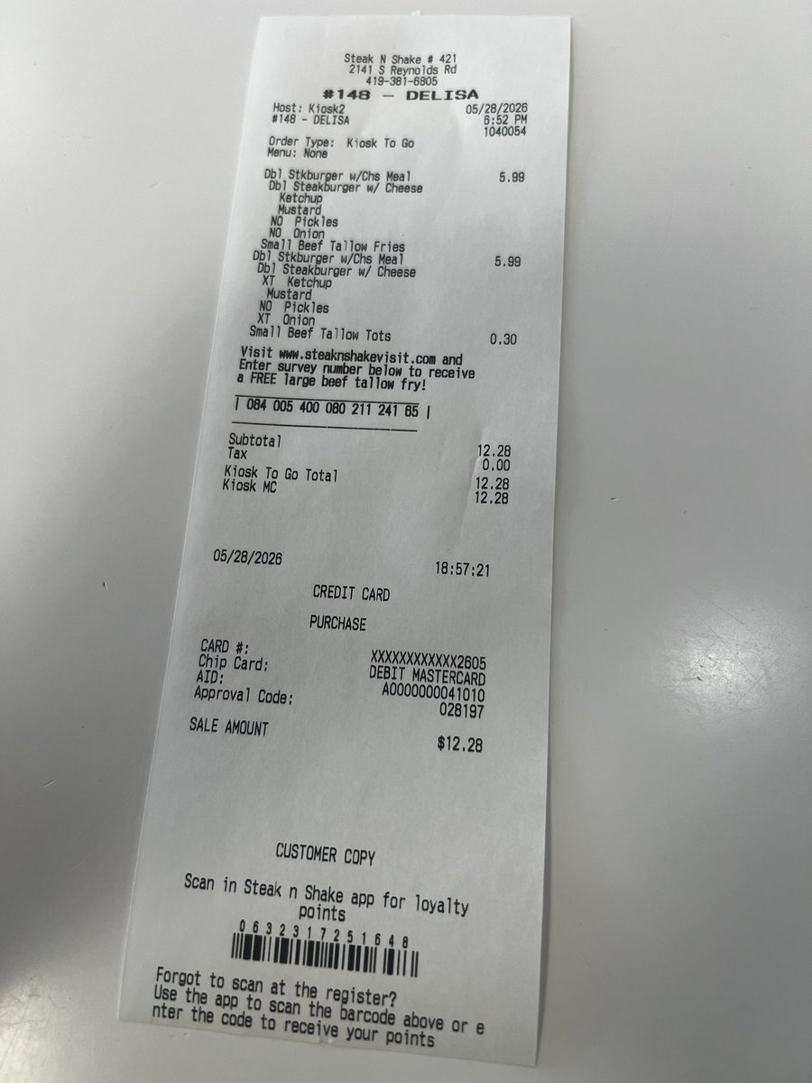 BMJ419's tweet photo. @SteaknShake @SnSQAC look above https://t.co/I0jyRQ6LOF