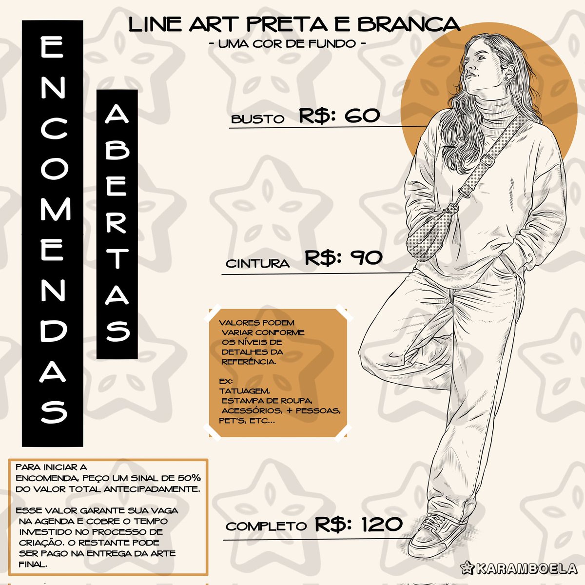 Karamboella's tweet photo. Agenda de comissões aberta. Valores e detalhes disponíveis na tabela abaixo. Interessados podem entrar em contato via DM.🎨 https://t.co/VSFLxuQYxo