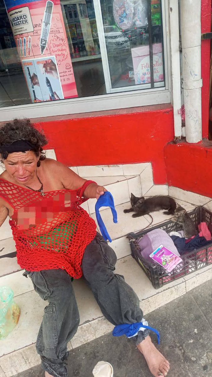 lyssitta's tweet photo. SERVICIO SOCIAL✅️
#emergenciafelina 🆘️ 🆘️🆘️
#urgente ‼️‼️
Nos piden publicar 👇🏻

AYUDA!! 😭
Esta señora usa a los gatitos para pedir dinero
Está en las gradas de la librería Pasitos, por la Autopista Sur, cerca del estadio Cuscatlán.

Yo le dije que me los diera para darles atención veterinaria y no quiso.
Los tiene amarrados del cuello y lloran 😭
Intenté quitárselos y no pude. 
Hasta le ofrecí dinero con tal de que me los diera y se rehusó, yo ando en bus y no pude hacer mayor cosa 😭

Le dije que se le haría una denuncia por maltrato animal, esos gatitos pueden morir en manos de ella. 

Comunicarse a 7178-1854