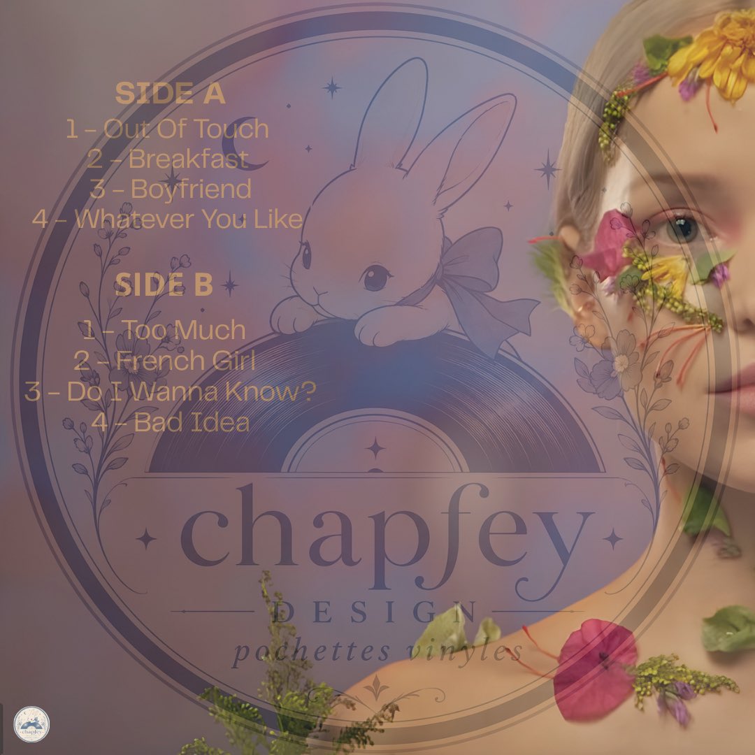 chapfey's tweet photo. Design / vinyl concept @DoveCameron https://t.co/fcXho9hIpX