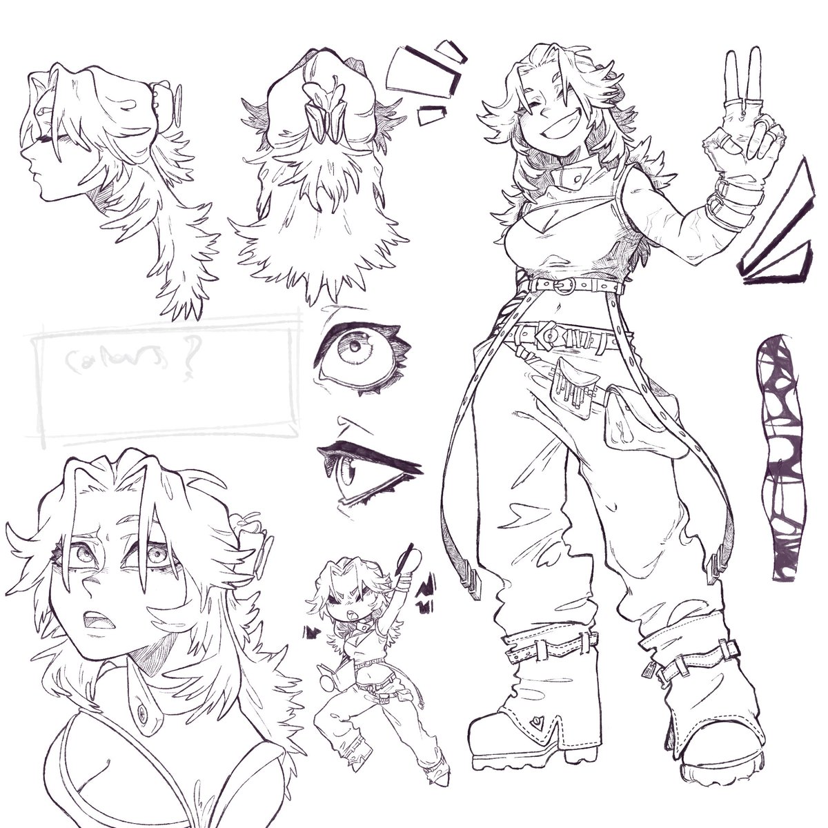 BoredAnimationX's tweet photo. My Gachiakuta character sheet commissions I’ve done so far! Technically the first one got rendered lol #GachiaArt #gachiakutaoc #commissions https://t.co/xK9EZ63Chy