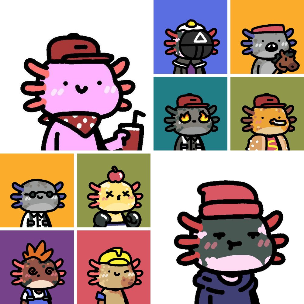 Smol Axolotls tweet media