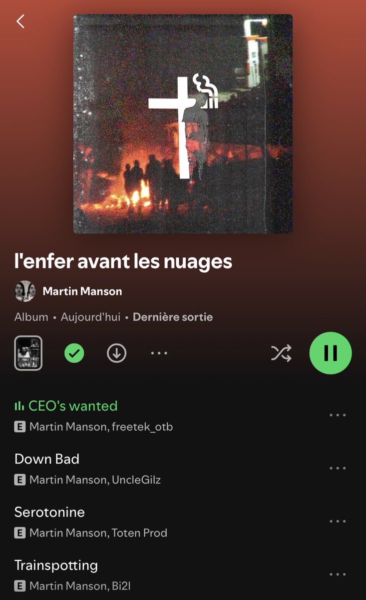 MartinManson999's tweet photo. L’enfer avant les nuages. ⛅️ disponible sur toutes les plateformes du monde capitaliste 🌍💨
https://t.co/eeFEVdtOjR https://t.co/CSOog0Y92F
