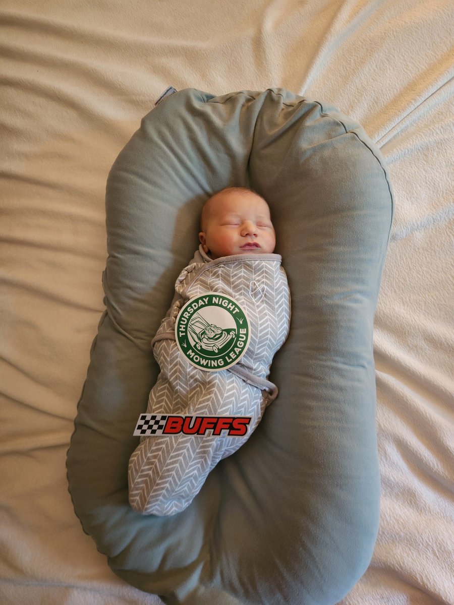 The_Buffs's tweet photo. #TeamBuffs is growing! @OutKickTNML is growing! Introducing Davey, the newest member of the league. He will be mowing with #TeamBuffs.

Usually I'd thank the sponsors here, but this thank you goes to the best teammate of all, Mrs. Buffs.

Full mowing report to come https://t.co/ss0O1to3gg