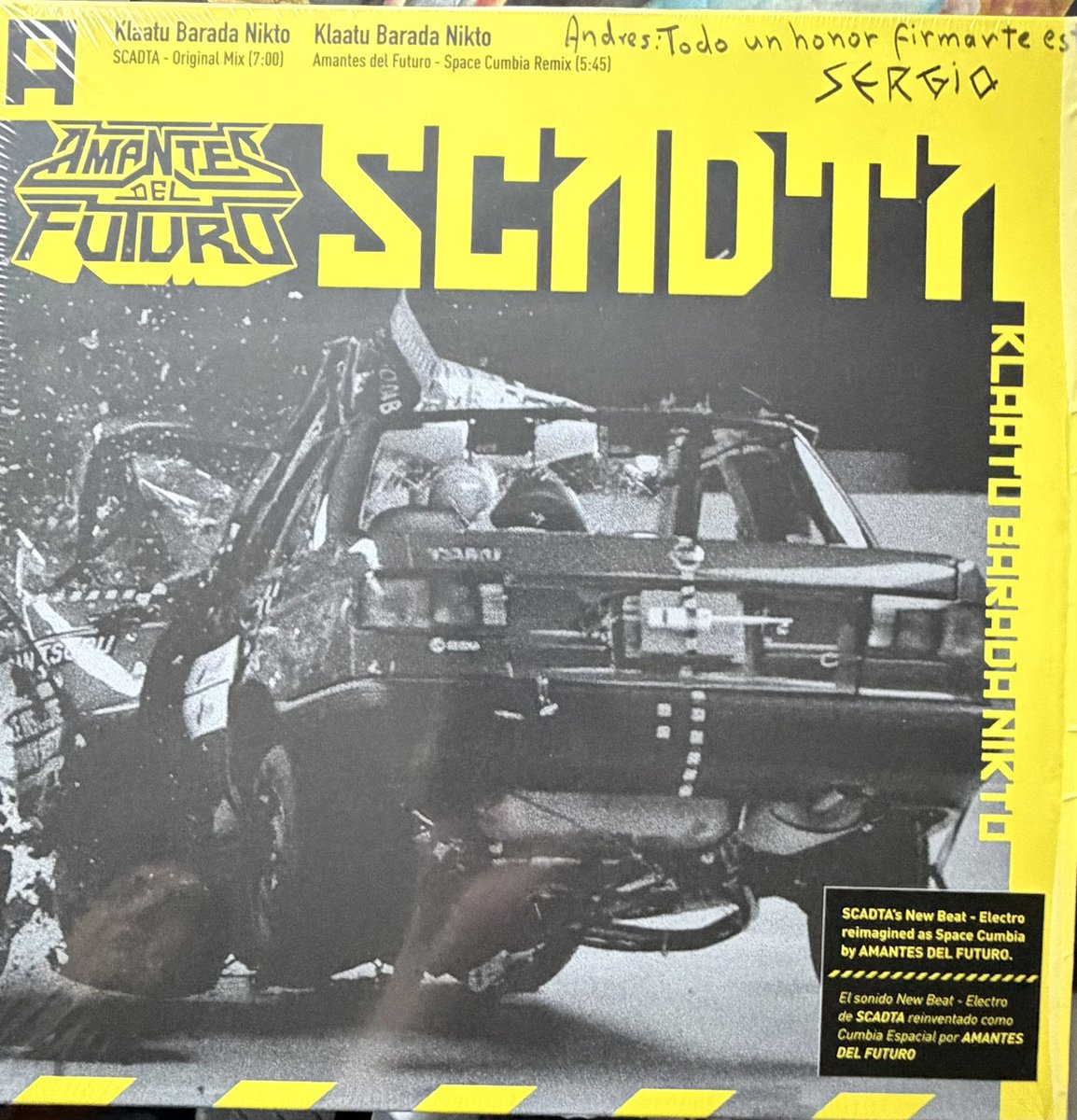 andresduranrock's tweet photo. Esta noche en Rock n’ Roll Radio en @radionicafm 9PM Sonido Local y Estreno con #scadta y su nuevo Vinilo “Klaatu Barada Nikito EP - Amantesdel Futuro Remixes” 2026 @recordstoreday @LaRomaRecords @LaRomaRecordsCO https://t.co/aevINvx9Vg
