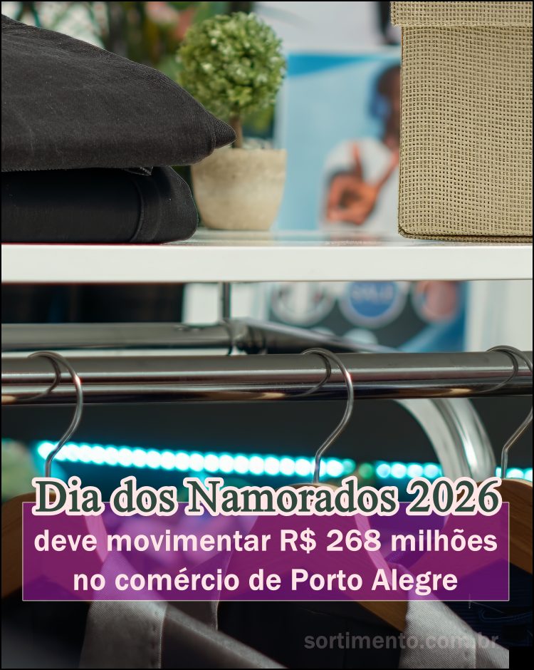 SortimentoConex's tweet photo. O Dia dos Namorados 2026 deve movimentar R$ 268 milhões no comércio de Porto Alegre  Levantamento realizado pelo Núcleo de Pesquisa do Sindilojas Porto Alegre aponta que 57,1% dos consumidores pretendem comprar presentes para a data.  
https://t.co/KotGHwz0vY

#DiadosNamorados https://t.co/L8WT22OwHl
