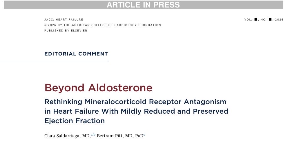 clara_clarais's tweet photo. We had the priviledge of authoring this editorial for @JACCJournals on Secondary analysis of SOGALDI - PEF with Professor Bertram Pitt. https://t.co/aNYyCrofc1 https://t.co/kruQs4DoW5