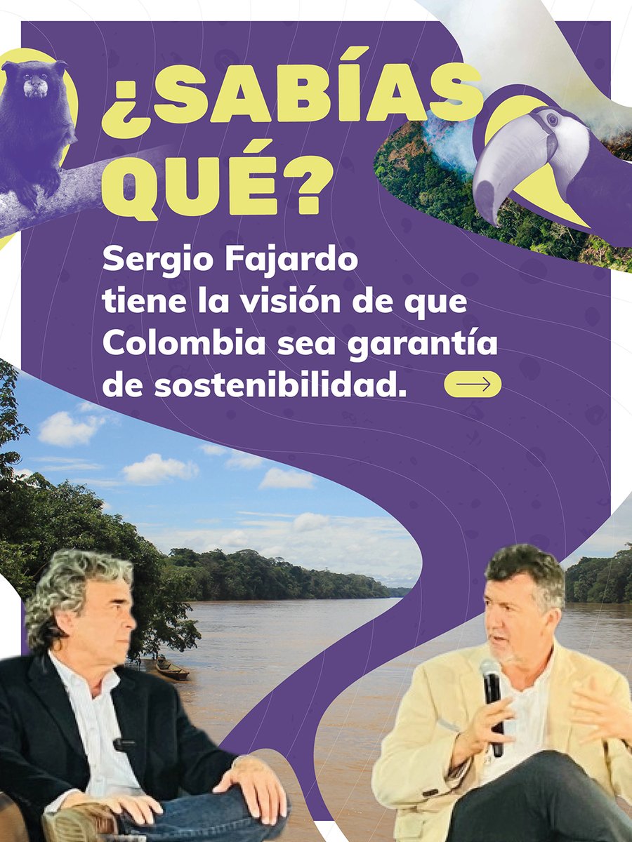 FcdsOrg's tweet photo. Faltan 4 días para las elecciones presidenciales, ¿#YLaAmazoníaQué?

Desde la Fundación para la Conservación y el Desarrollo Sostenible, en alianza con @lasillavaciaoficial y @caracoltv, analizamos las propuestas de las campañas presidenciales sobre la Amazonía colombiana, para que la ciudadanía pueda votar informada este domingo.

Hoy ponemos a consideración las propuestas de @sergio_fajardo.

La Amazonía también se vota.

¿#YLaAmazoníaQué?

@RodrigoboteroG
@MariaAlejaVM
@juanrobertovarg
@francofidel
@asantosrubino
@NoruegaenCOL
@UKinColombia
@UEenColombia