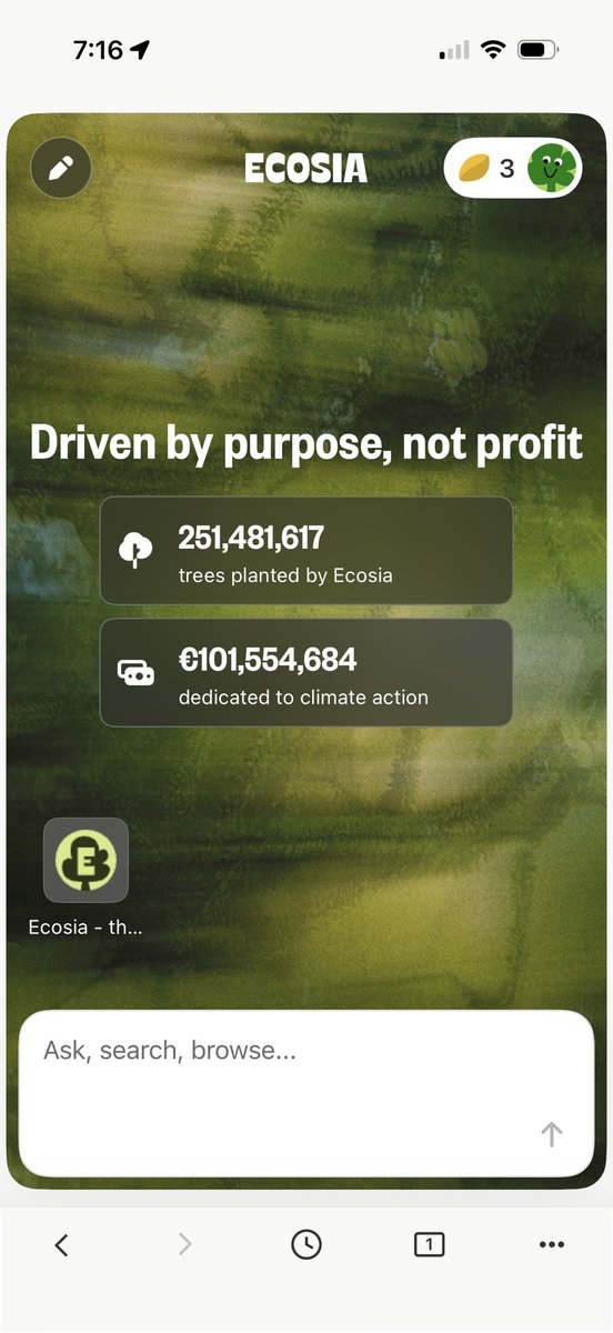 deryktreece's tweet photo. Anyway fuck AI and fuck @Google go download Ecosia https://t.co/4ZAgd9wC3v