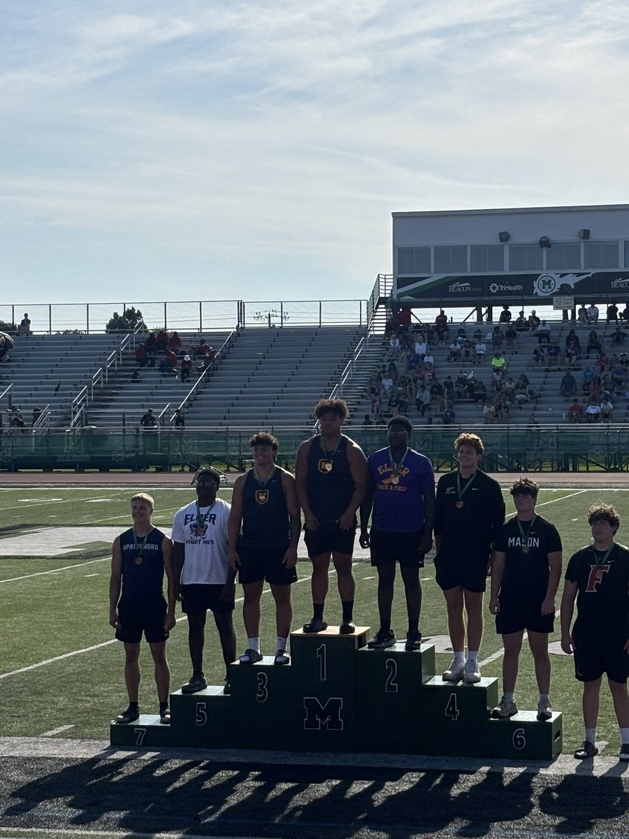 CMatthews_88's tweet photo. Placed first🥇at super regionals today for discus. Punch my ticket to the state championship for division one discus.@TonyAcito @MoellerTrack @CoachFrankRusso @JayHuelsman https://t.co/WeEy3uoIli