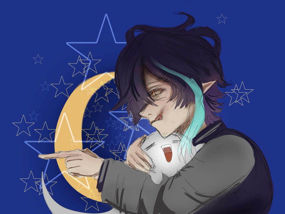 SIXyyo's tweet photo. Redraw of Alto’s pfp ONG SAY YOU CAN SEE THE DIFFERENCE #glowup #vtuber怖い話 #illustrationㅤ https://t.co/KpjvdNjyAB