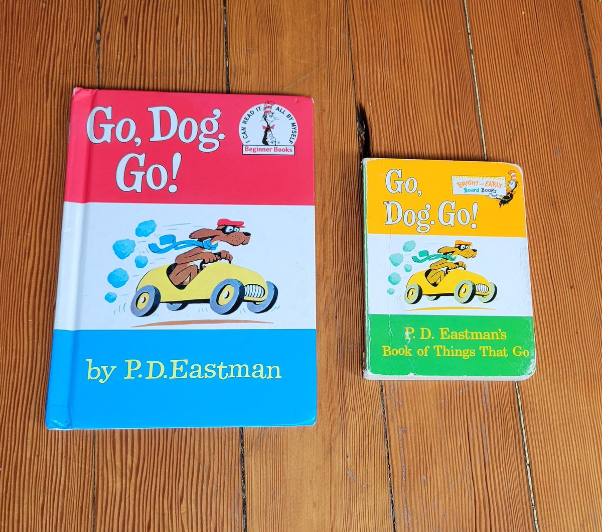 erinbraid's tweet photo. Go Dog Go is the only abridged board book on our shelves, because it's the only one that actually represents an improvement. The original is insufferable https://t.co/aiSm5FoADi