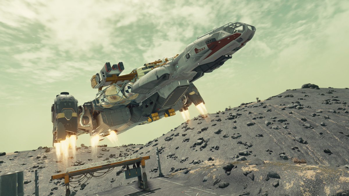 game_ashiotoski's tweet photo. I love to custom my ship in Starfield.
One years ago, I tried to custom head.
Recently, I've stopped caring about appearances.
Just need:
- Frontier cockpit
- many bed in same level
- strong engine and weapon
- cargo space
#starfield #shipbuilder https://t.co/82fh7jYIwg