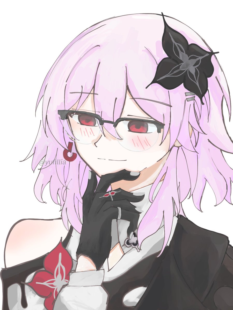 yufillia's tweet photo. 👓🌸

#evermarch #march7th #evernight #hsr https://t.co/ahYcwWWLhA