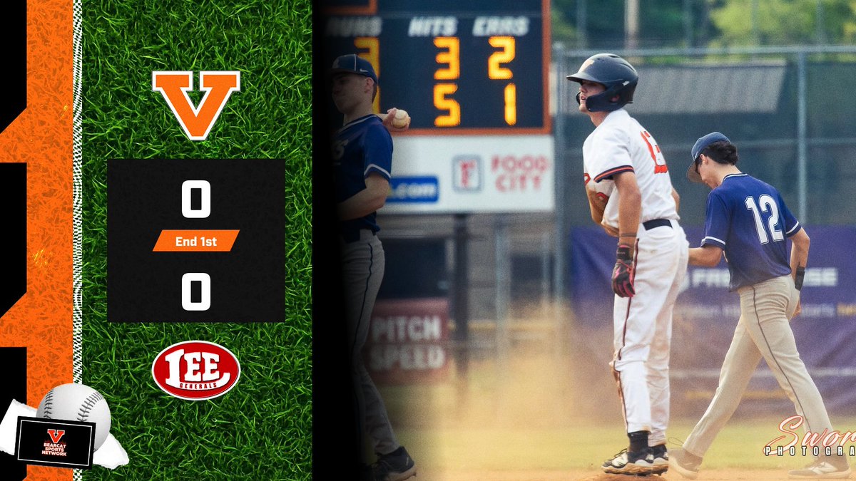 bearcatnetwork's tweet photo. Conner Presley swipes a pair of bases but is unable to score. Bearcats held off the board in the 1st.

E1: VHS 0, LHS 0

GO 'CATS! https://t.co/A1ZYMojZX5