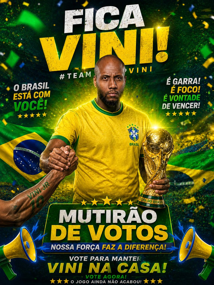 marixcoyu's tweet photo. ATENÇÃO  

Unidos pelo Vini

#ficavini #CasaDoPatrão #vinijr @vinijr 

@boninho

#CasadoPatrao #ForaMatheus https://t.co/L2uQT96wls