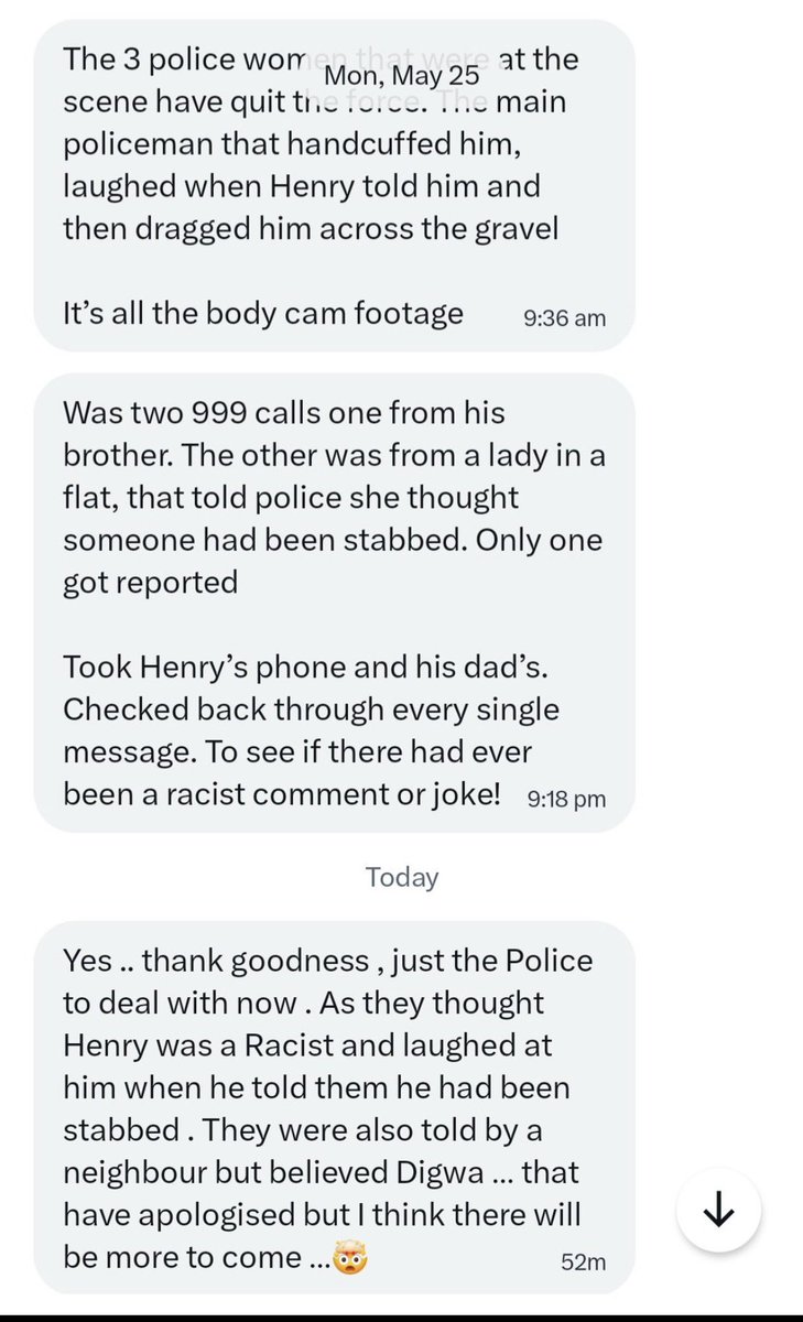 JessEnglishrose's tweet photo. @HantsPolice @smg1664 YOU let a teenage boy die drowning on his own blood because he was white &amp; the stabber was brown. YOU were more concerned with the feelings of the brown murderer than saving the life of the victim because he was white. YOU helped kill him. Release the body cam footage!! https://t.co/RakHjFTY4Z
