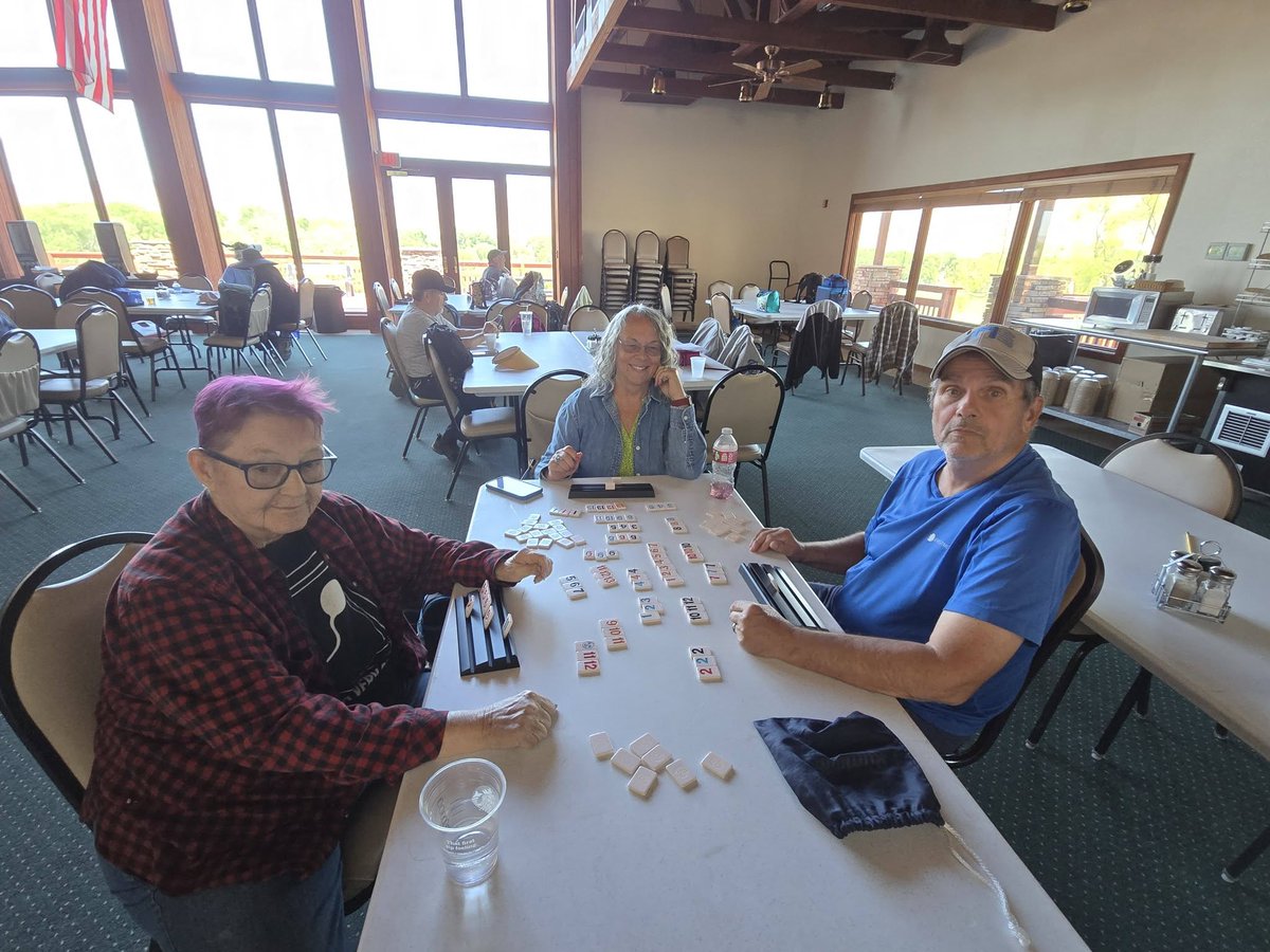 ClarkCountyPark's tweet photo. 🌲☀️ Fresh air, laughter, and adventure made for an unforgettable day at Camp Alamo for the Cora Coleman Senior Center last month!  Seniors enjoyed a relaxing outdoor getaway filled with fun activities, beautiful scenery, and wonderful company. https://t.co/ddhr2TywCd