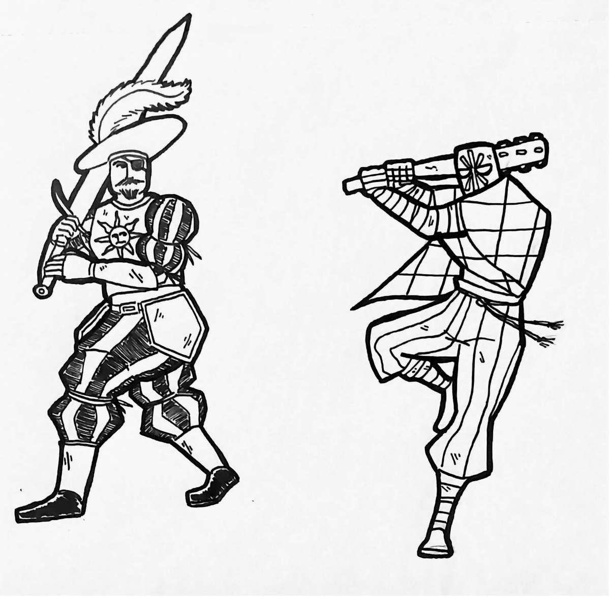 Monkemini's tweet photo. empire long swordsman and an oc https://t.co/h9LC7e9KQ5