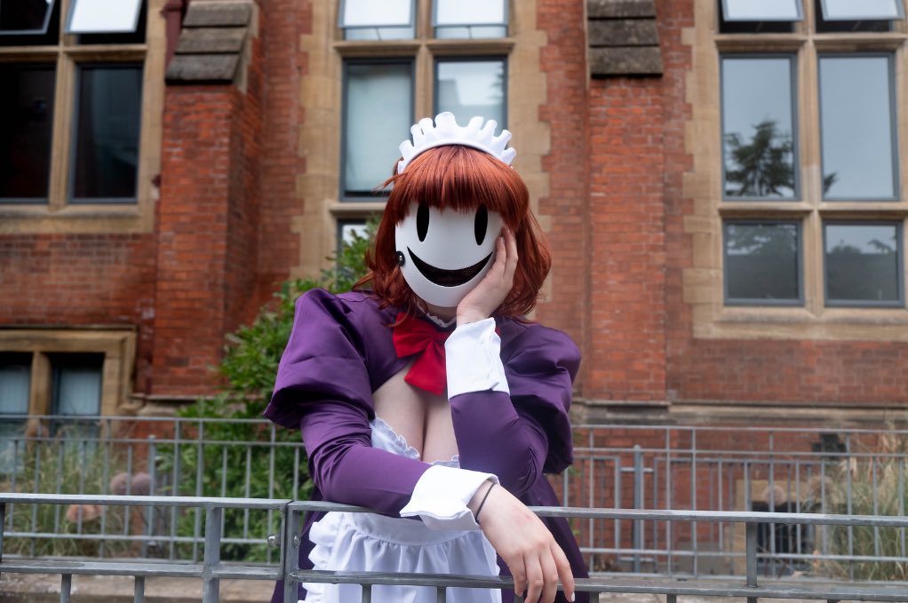 kayteac0s's tweet photo. Maid mask - your two minutes of screen time changed my life 🫶
#highriseinvasion #maidmask #maidmaskcosplay #maidmaskhighriseinvasion #Tenkuushinpancosplay https://t.co/bXfERXRM1g