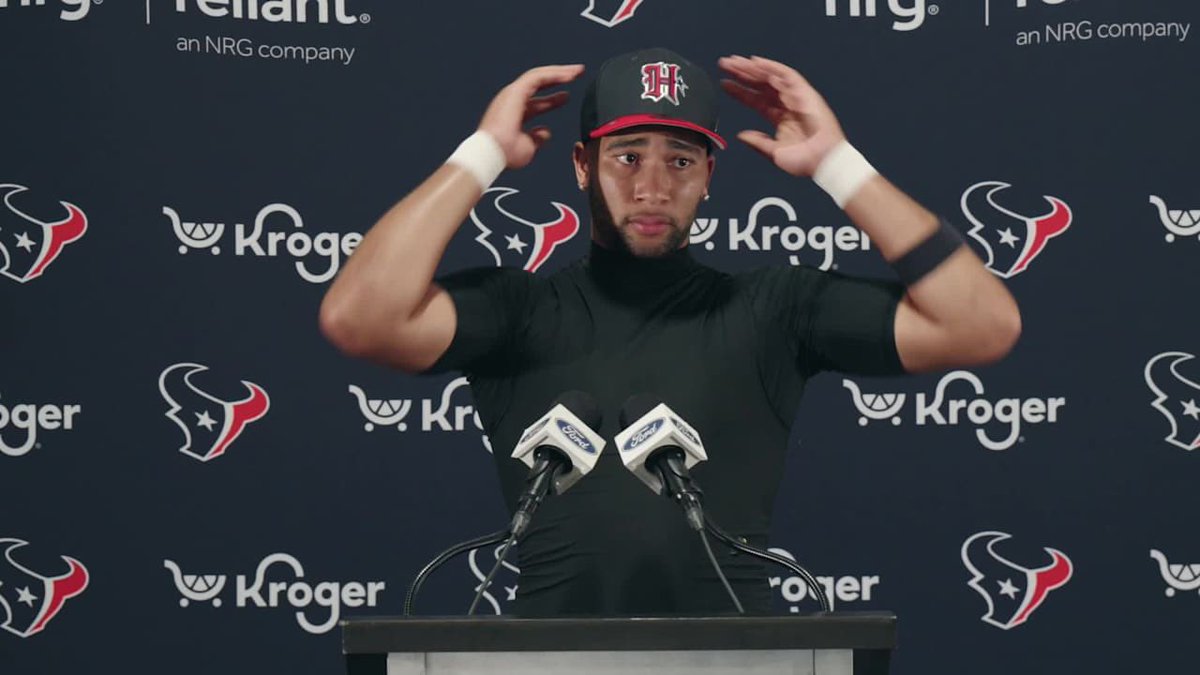 JacobBarzilla's tweet photo. Some players mentioned on Texans All-Access as having a good day 1 in OTAs:

- C.J. Stroud 
- Will Anderson Jr. 
- Lewis Bond 
- Josh Kelly 
- Dalton Schultz 

Bond made multiple plays in the pass game with the 2s/3s today. https://t.co/Rz3wRzNGoI