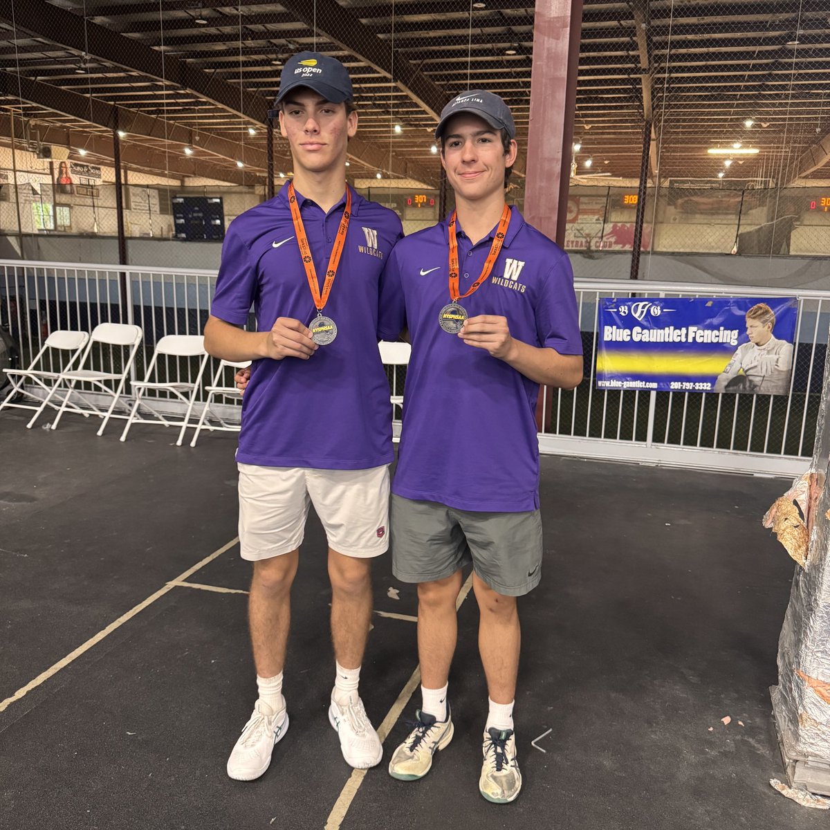 WARWICK_WILDCAT's tweet photo. Warwick Boys Tennis Doubles Team of Dennis McAteer and Victor Januario punch their ticket to the NYSPHSAA Championship earning silver at the Section 9 tournament. Go Wildcats! https://t.co/f1BdbKodFH