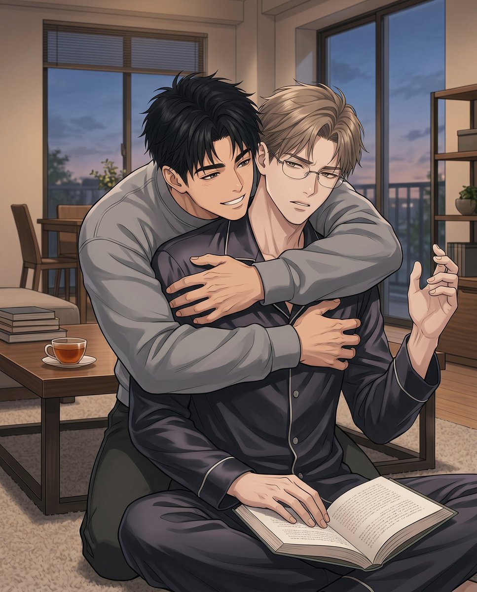 Faceless Anime Apartment Hug