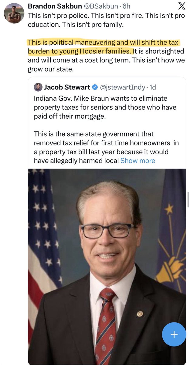 JoeGGarrison's tweet photo. And no one thought Mike Braun could unite Hoosiers across parties. https://t.co/DiiKXCoa8c
