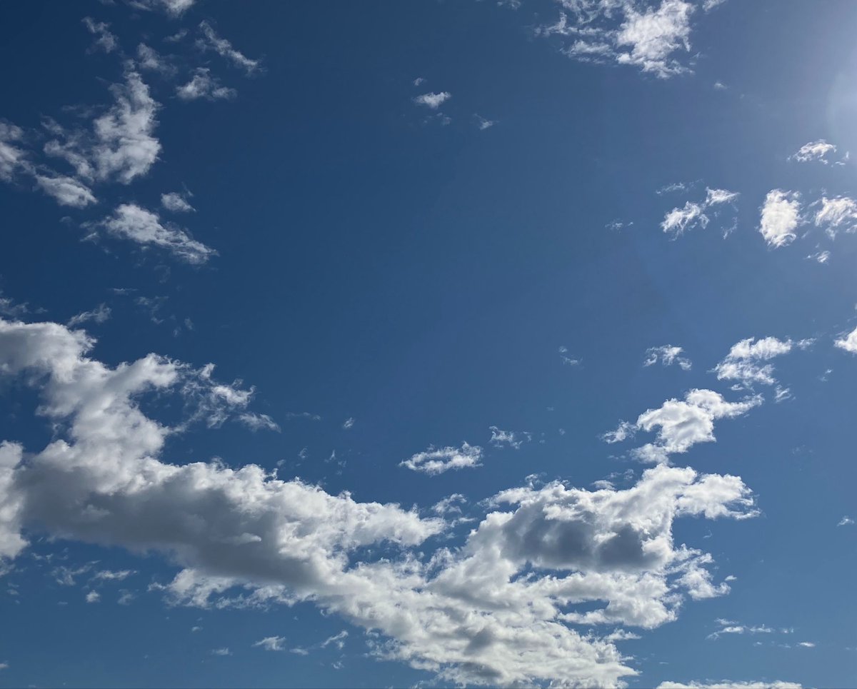 88boc's tweet photo. おはようございます
金曜日の空は
晴れ🌤️

洗濯中
パラっと☂️降るのかな⁈

🪴🍃🍙☕️✨
#空　#空を読む　#空が好き　#ファインダー越しの私の世界 https://t.co/wEm0nEtCHe