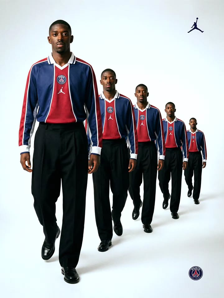 Ham_zee111's tweet photo. 🚨 PSG x Jordan and Dembélé home kit concept for next season, rate this out of 10 👀 https://t.co/fHFkxY9SWD