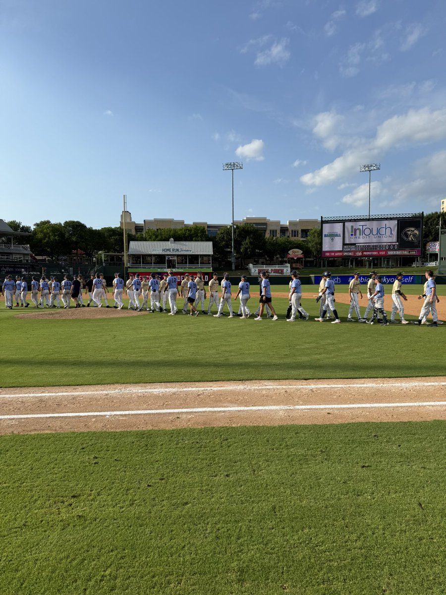 MaxPrestonTV's tweet photo. West Plains falls 10-3 in game one against Pleasant Grove. Back at tomorrow in Frisco for game two at noon. https://t.co/yYGeVahF5c