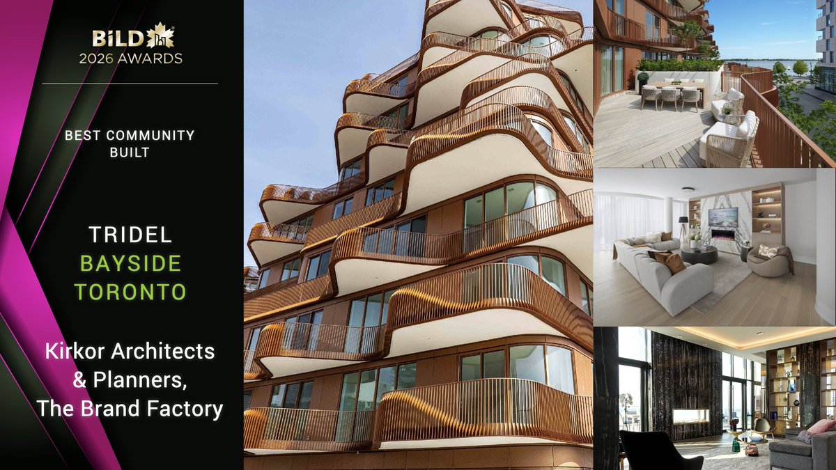 bildgta's tweet photo. Take a look at the winners for Best Semi/Townhouse Design (sponsored by @Spectrumrealty) and Best Community, Built (sponsored by @HomeDepotCanada) https://t.co/eKz2txQjH6