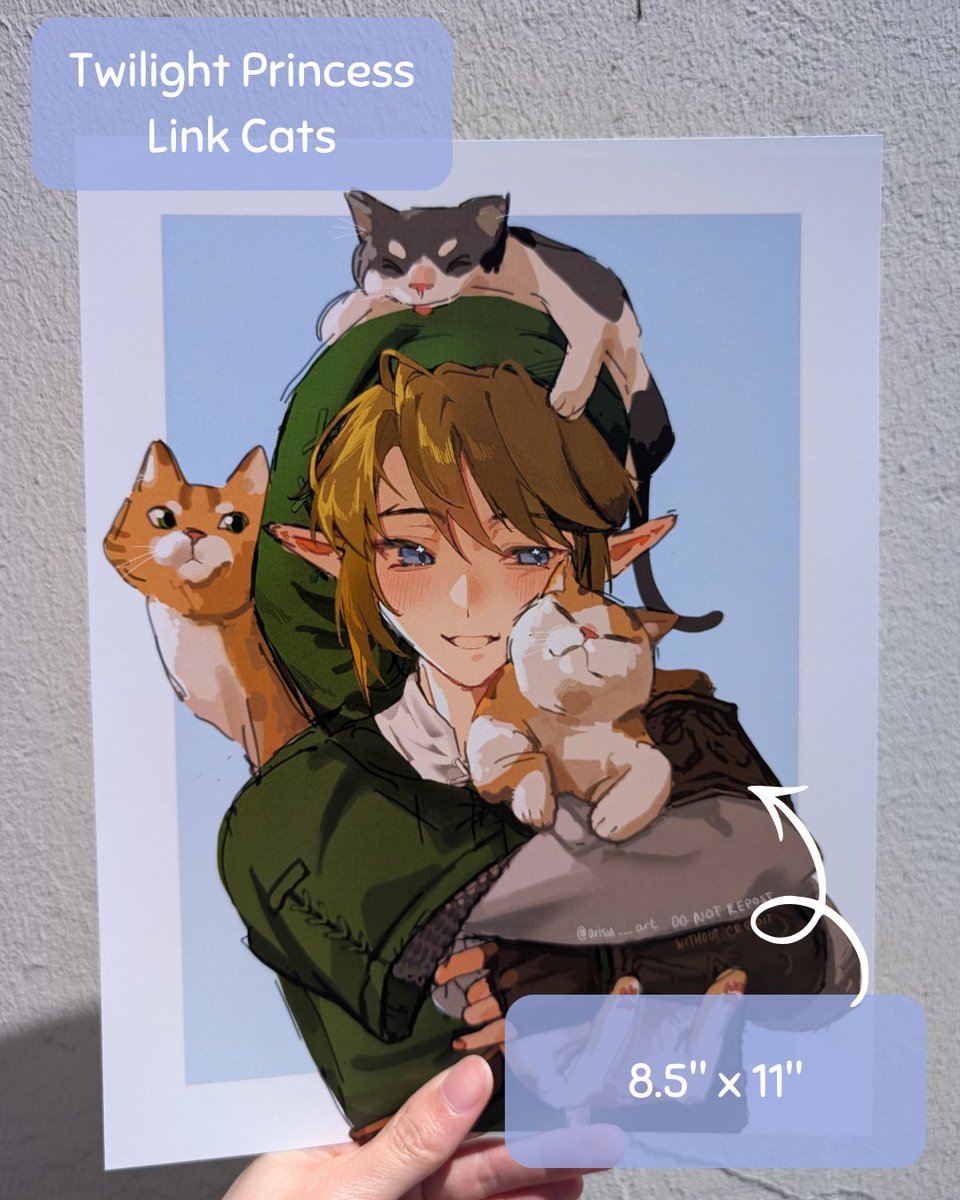 arisu___art's tweet photo. Etsy shop re-opening with two new posters up! Come check it out. Link in the comments ⬇️

#zeldamerch #zeldafanart #botw #totk https://t.co/qqDl2KY9V4